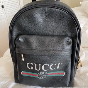 Authentic mens Gucci backpack